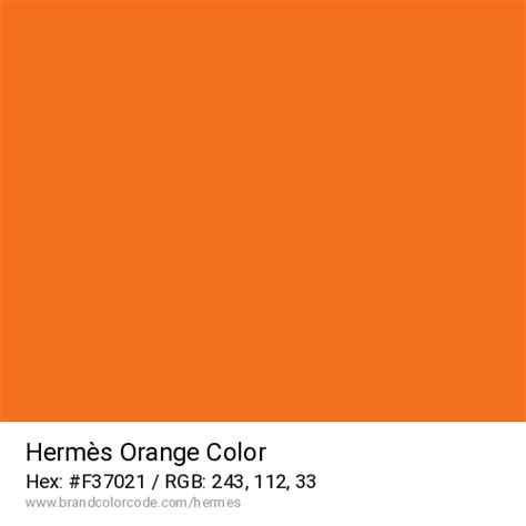 hermes logo color code